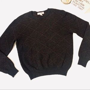 SOLD Tricots St. Raphael argyle sweater